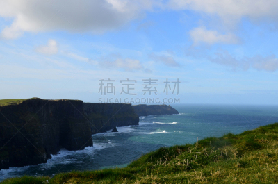 风景,爱尔兰共和国,莫赫断崖,自然美,巴伦国家公园,戈耳韦,图像,海洋,美,无人