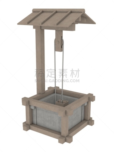 井,无人,水,江户时代,垂直画幅,图像,地下水,日本,古典式,摄影