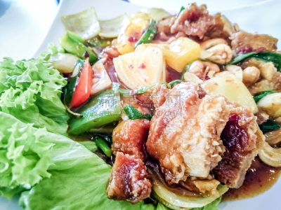 咕噜鸡,柠檬草,咖喱粉,亚洲,蔬菜,泰国食品,香料,食品,咖喱,泰国