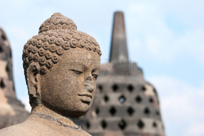 寺庙,婆罗浮屠佛塔遗址,印度尼西亚,纪念碑,古代文明,灵性,水平画幅,过大的,古老的