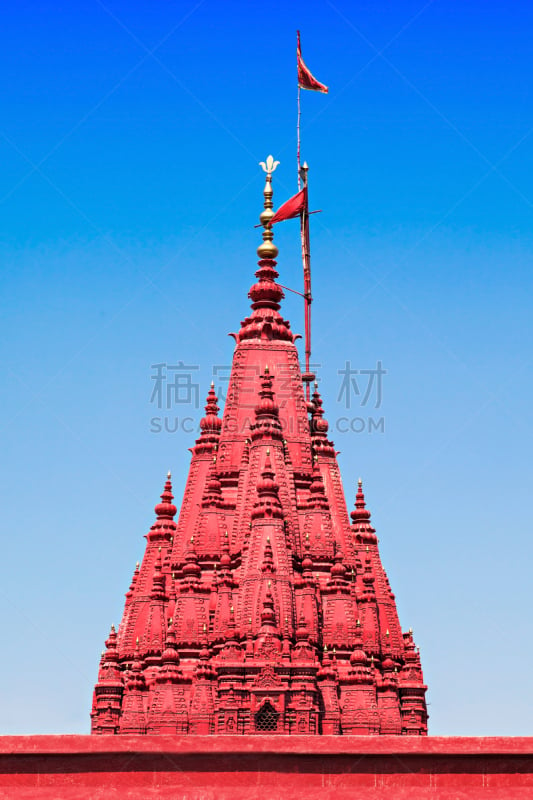 杜尔迦,寺庙,达伦·冈格,洗澡梯,恒河,瓦拉纳西,durga puja festival,女神,垂直画幅,灵性