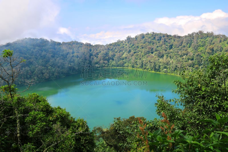 危地马拉,泻湖,火山湖,水,天空,美,灵性,公园,水平画幅,山