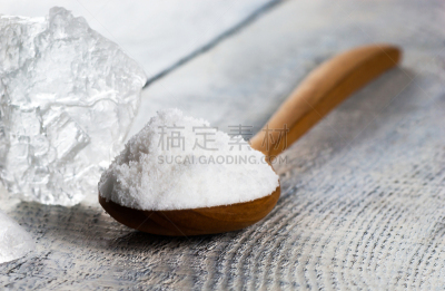 木制,白色,自然,石盐,水晶,食品,背景,盐,浴盆,木匙