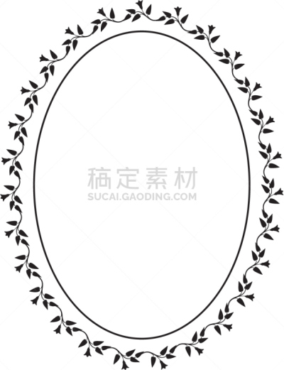 椭圆形,边框,矢量,华丽的,旋花属植物,垂直画幅,art deco风格,艺术,形状,绘画插图