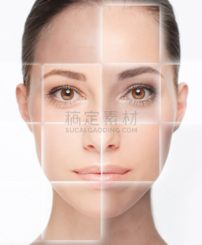皮肤,肤色,反差,合成图像,美人,人的脸部,美,影棚拍摄