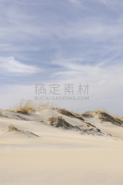 沙丘,白昼,云景,风,云,北卡罗来纳,外海岸,草,自然美,春天