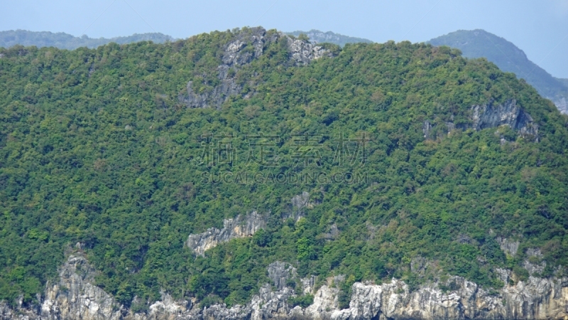 泰国,船,著名景点,绿松石色,岩石,夏天,户外,天空,花岗岩,安通群岛国家海洋公园