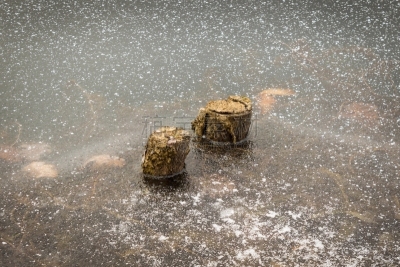 特写,冰,雪花,有包装的,两个物体,横截面,风景,户外,冬天,形状