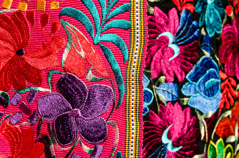 纺织品,纹理效果,复古风格,古典式,自制的,线,拉美人和西班牙裔人,秘鲁,黄色,红色