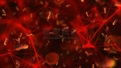 三维图形,红色,科学,生物学,健康保健,血细胞,细菌,静脉,生病