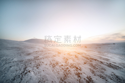雪,冬天,山,寒冷,空的,清新,照明设备,环境,霜,色彩鲜艳
