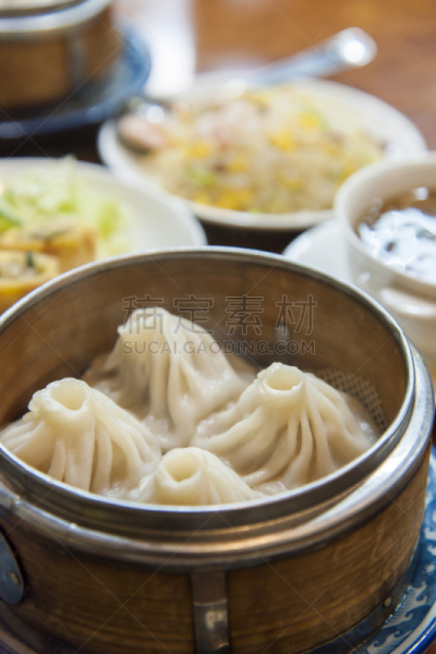 晚餐,垂直画幅,图像,中国食品,蒸锅,饺子,点心,无人,餐桌,日本