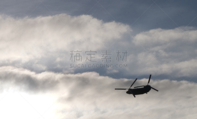 直升机,奥赛罗,双发动机直升机,契努克狗,bodmin moor,螺旋桨,水平画幅,无人,英国,阴影