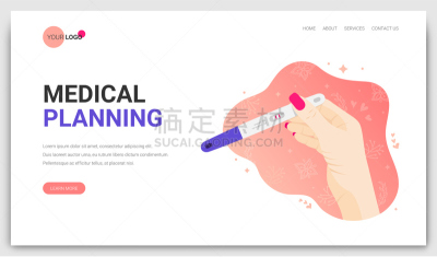 孕检,做计划,健康保健,门厅,药,家庭,医疗流程,技术,模板,儿童