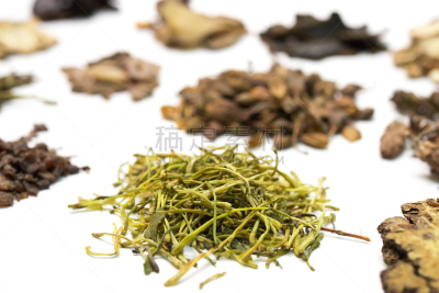中医,与众不同,侧面视角,白色背景,不完全的,连翘属植物,水平画幅,无人,配方,健康保健