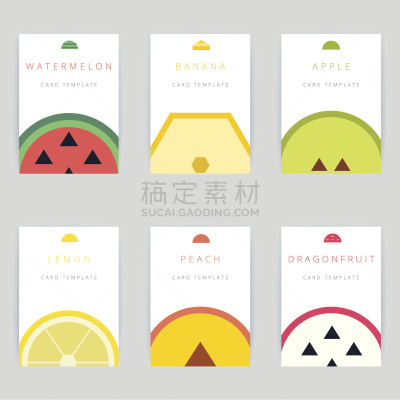 水果,贺卡,矢量,式样,色彩鲜艳,柠檬,西瓜,桃,皮塔雅,布置