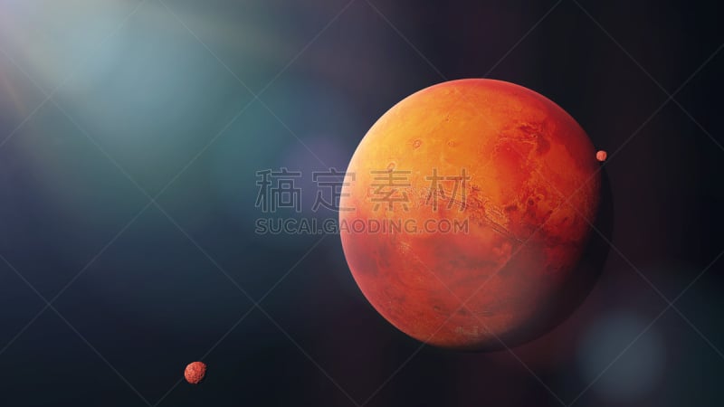 行星,太阳系,红色,火星,月亮,部分,互联网,旅途,有序,教会