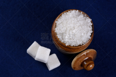 甘蔗,方糖,蓝色背景,纹理效果,能源,锅,甜点心,冰晶,白色,冰块