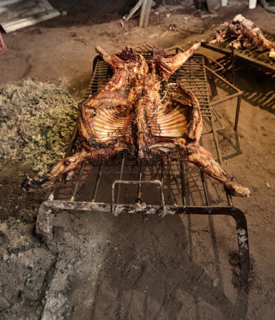 烤羊肉,肉,柴火,高雅,清新,垂直画幅,烤的,食品,图像,炊具