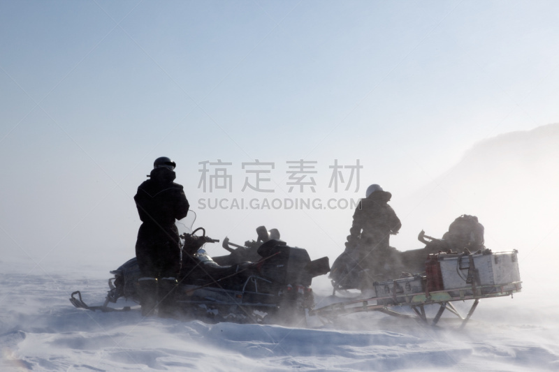 冬天,暴风雨,极限运动,自然荒野区,户外,斯瓦尔巴德群岛,北,斯匹兹卑尔根,白色,吹