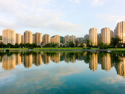 Meixi lake，Changsha city，Hunan province，China