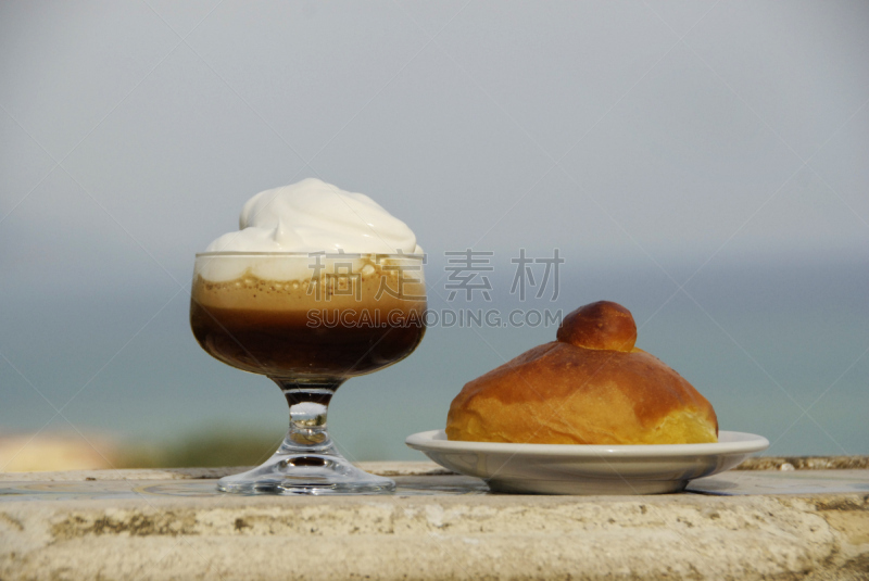 果汁冰糕,法式奶油蛋糕,早餐,西西里,传统,奶泡,偏好,食品,意大利冰淇淋,烘焙糕点