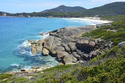 风景,岩石海岸线,水平画幅,岩石,无人,维多利亚,维多利亚州,海岬,夏天,户外
