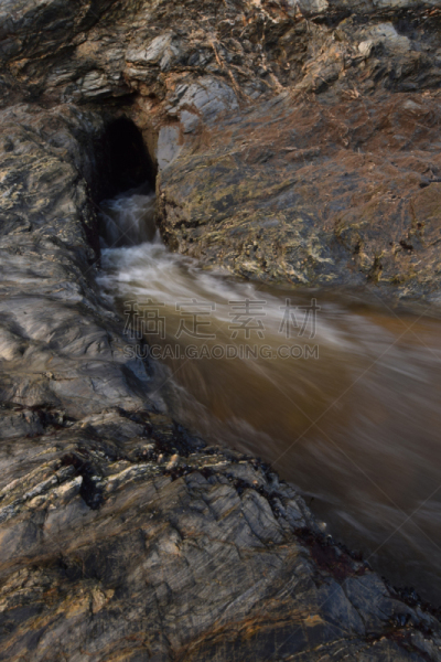 法耳默斯,海滩,洞穴,进口标志,自然地理,自然,falmouth,垂直画幅,康沃尔,地质学