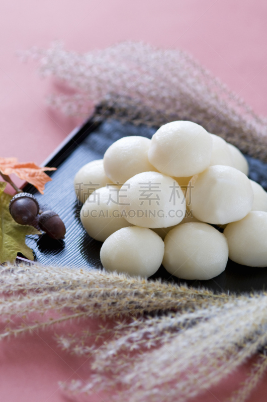 饺子,月见团子,团子饺子,糯米团,日本点心,垂直画幅,秋天,无人,甜点心,甜食