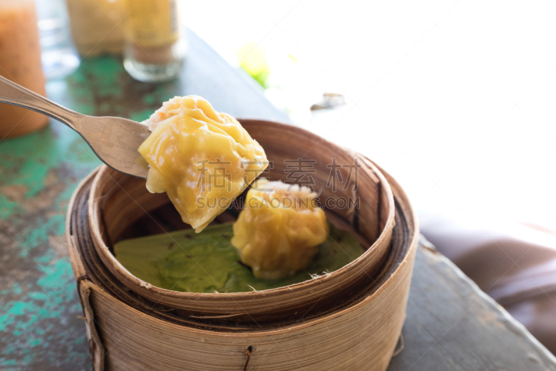 点心,竹子,篮子,烧包,馄饨,烧卖,饺子,水平画幅,无人,开胃品
