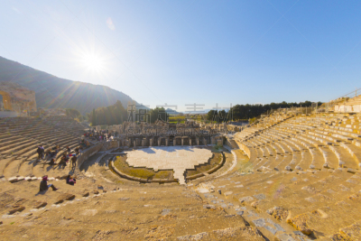 Ephesus temple (Ephesus was an ancient Greek city on the coast of Ionia, three kilometres southwest of present-day Selçuk in İzmir Province, Turkey. It was built in the 10th)