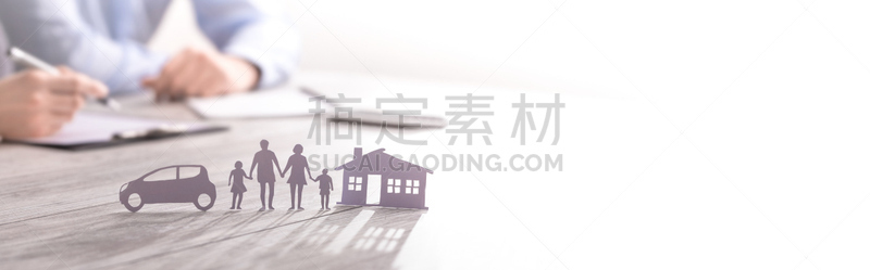 家庭,汽车,房屋,概念,保险,动物,风险,波兰