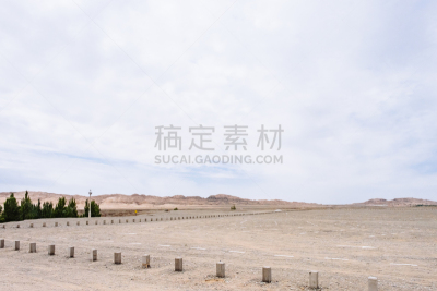 中国,敦煌,戈壁滩,山脉,被抛弃的,空的,安静,西北,云,沙漠