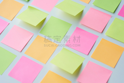 便签,空的,桌子,办公室,留白,办公用品,灵感,水平画幅,高视角,工作场所