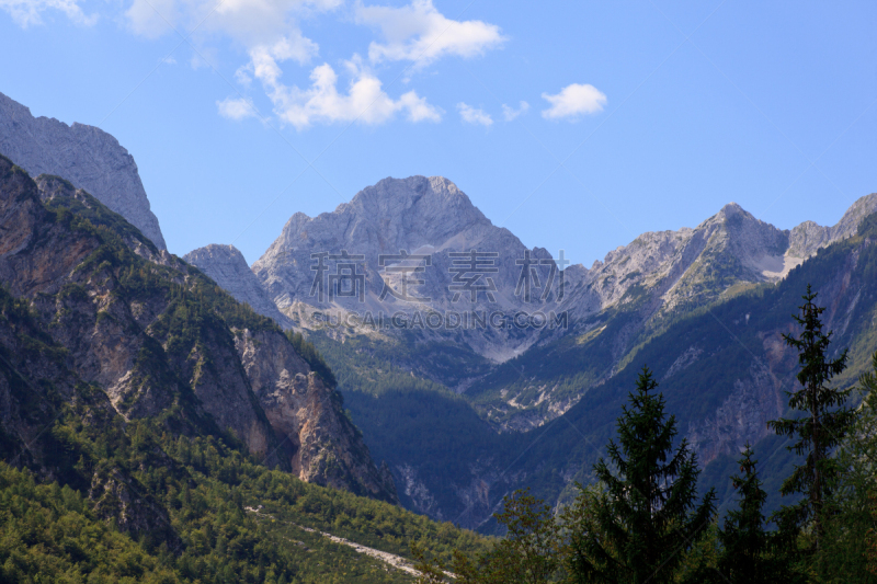 Julian Alps,自然,草地,宁静,非都市风光,水平画幅,地形,木制,无人,度假