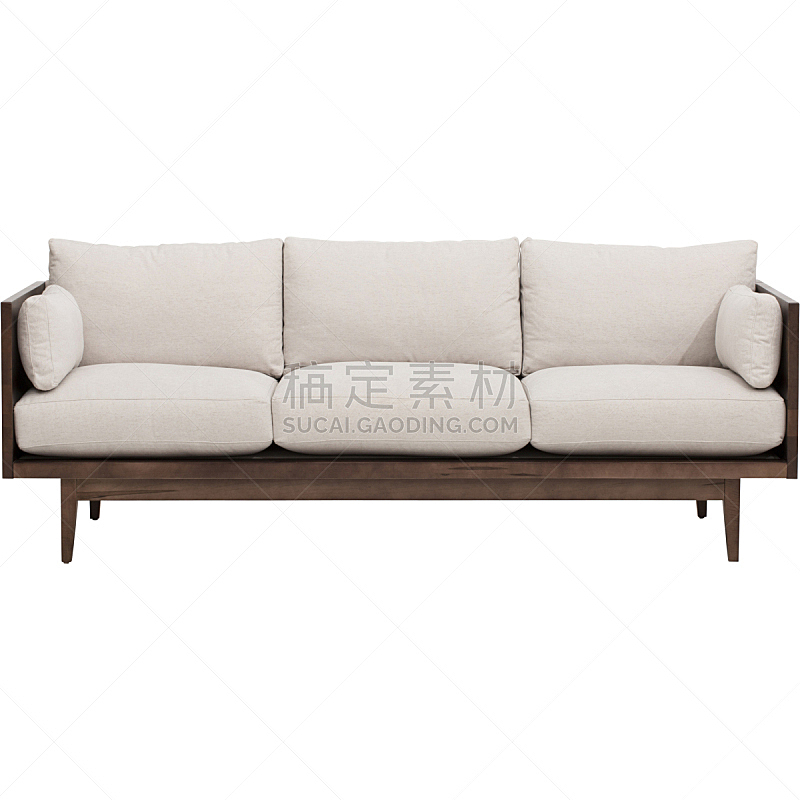 沙发,起居室,极简构图,白色,室内,无人,米色,墙,背景分离,扶手椅