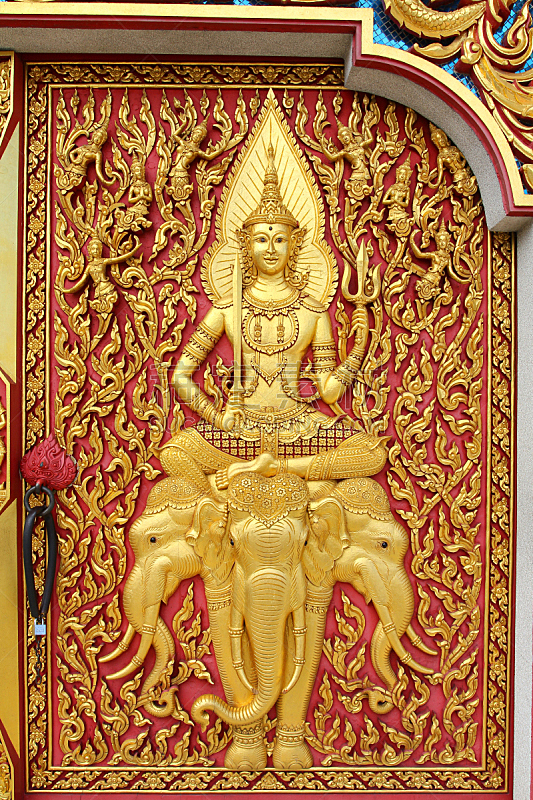 泰国,寺庙,门,传统,加冕式,佛塔,垂直画幅,灵性,符号,旅行者