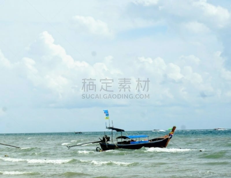 泰国,自然美,长尾船,风景,海洋,海滩,海景,甲米,网球运动,热带气候