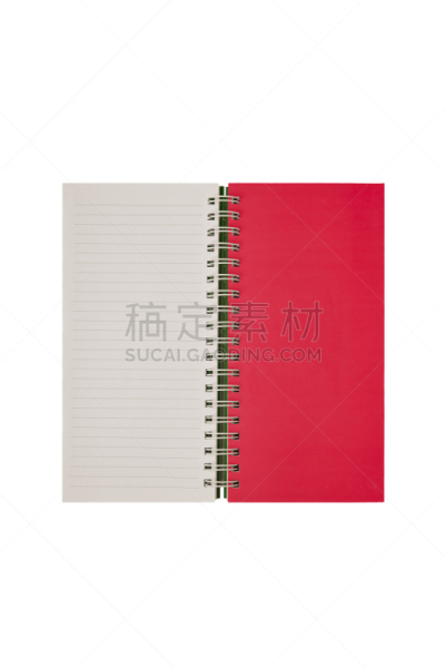 螺旋记事本,开着的,垂直画幅,办公室,留白,式样,无人,正上方视角,铅笔,文档