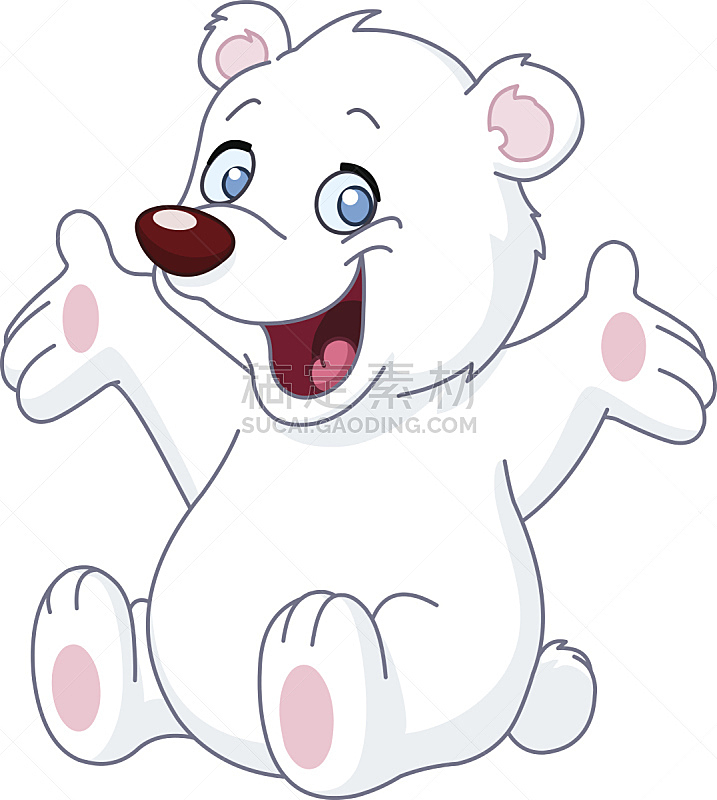 泰迪熊,幸福,白色,北极熊,小熊,动物手,幼兽,举起手,南极洲,玩具