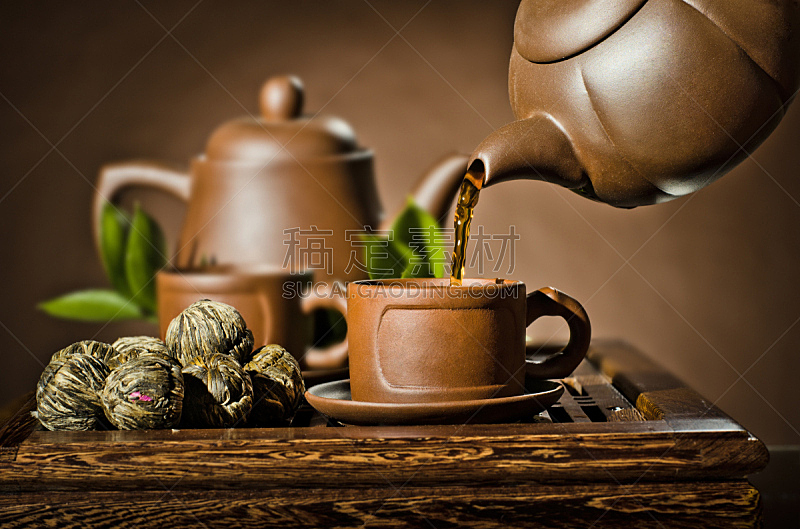 下午茶,壤土,褐色野兔,倒料口,土器,饮料,茶,杯,餐具