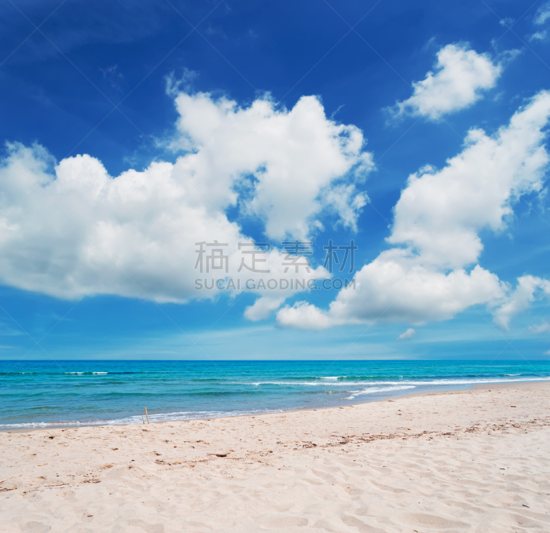 海滩,云,萨萨里,水,天空,水平画幅,沙子,无人,夏天,户外