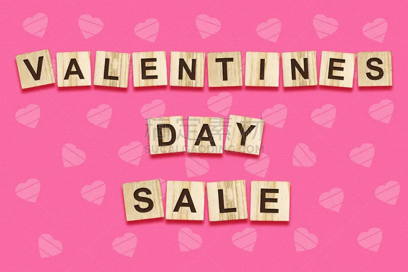 木制 情人节 节日 立方体 粉色背景 雕刻图像 商务 美术工艺 字母 立方体形状图片素材下载 稿定素材