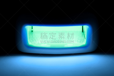 灯,紫外线辐射,水平画幅,无人,蓝色,美容院,时尚,人工指甲,化妆用品,紫外线