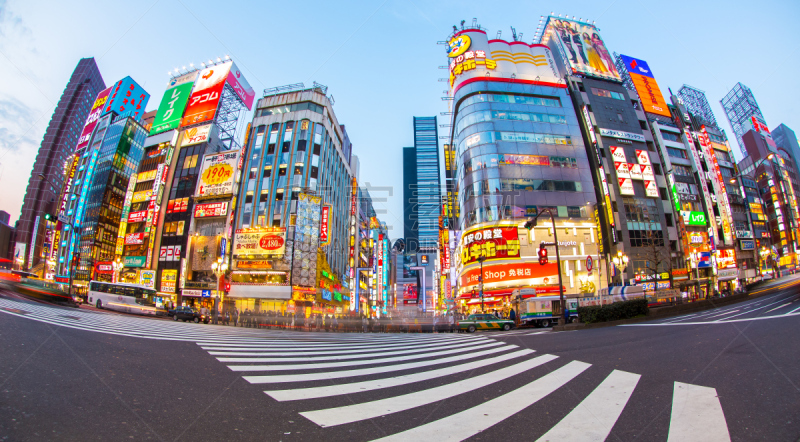 新宿区,日本,城市生活,歌舞伎町,歌舞伎,病房,水平画幅,夜晚,交通,行人