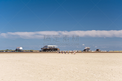 圣彼得彼得欧丁,普也窑洞,北海运河,篮板球,瓦登海.,水,天空,风,休闲活动,水平画幅