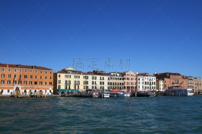 威尼斯礁湖,意大利,威尼斯,看风景,全貌,天空,威尼托大区,水平画幅,码头,地形
