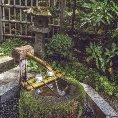 石材,园林,水槽,侘寂美,日式洗手盆,星和园,水,美,里山,艺术