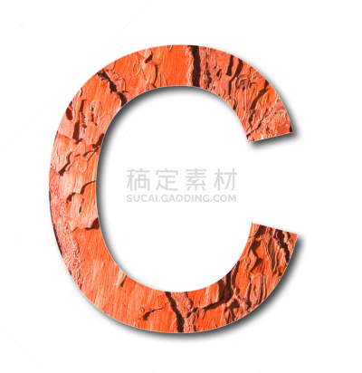 英文字母c,文字,松木,红色,背景,树皮,单色图片,垂直画幅,字母,无人
