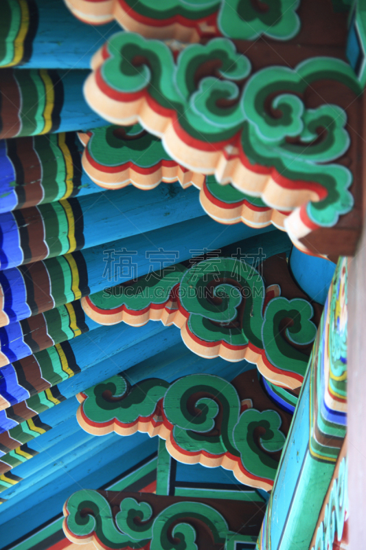 韩国,建筑,垂直画幅,美,式样,无人,建筑结构,闪亮的,朝鲜半岛,摄影